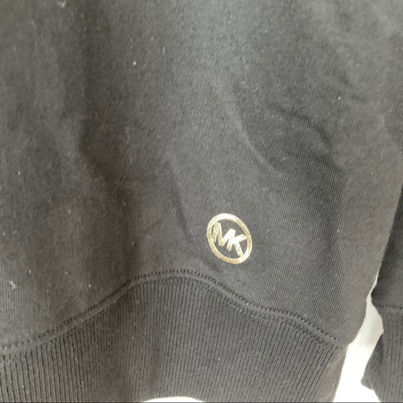 NWT Michael Kors Long Sleeve Black Top Small - Picture 9 of 10